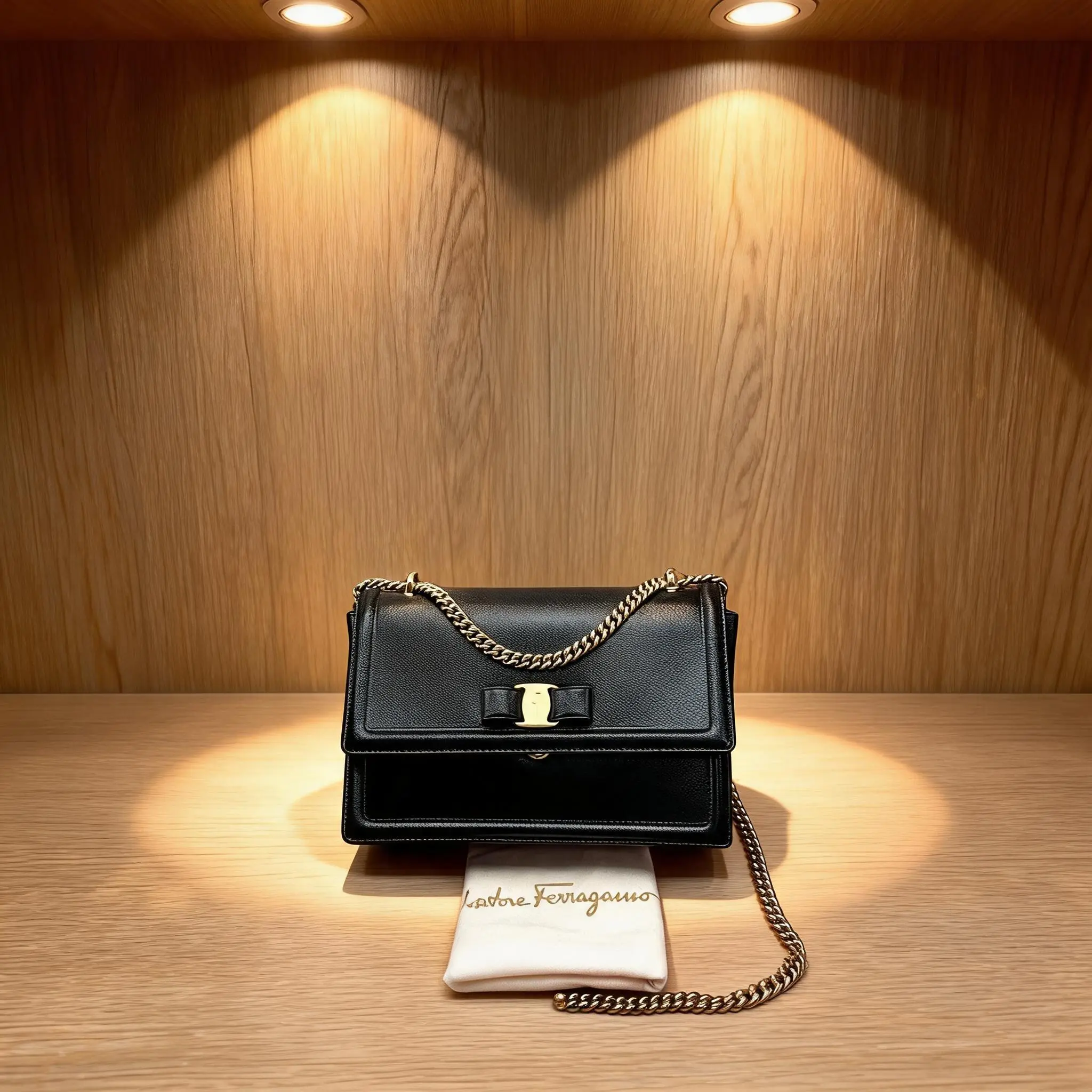 Pre-owned SALVATORE FERRAGAMO Leather Shoulder Bag C0723791953
