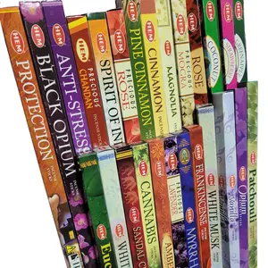 Random Grab Bag 6-Pack Incense Sticks with Free Goodie - 20 Sticks Each, Delightful Scents - Perfume, Scented