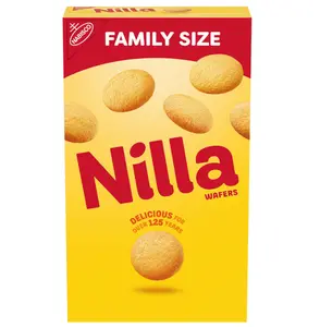 NILLA Wafers Cookies, Vanilla Wafers, Family Size, 15 oz