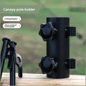Adjustable Canopy Pole Fixer | Camping Tent Accessory | Beach Umbrella Base essentials tools carabiner