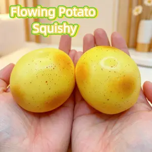 New Squishy Potato Stress Relief Toy - Soft Water-Texture, Slow-Rising Squeeze Fidget Toy for Teens & Adults coconut oil stress balls