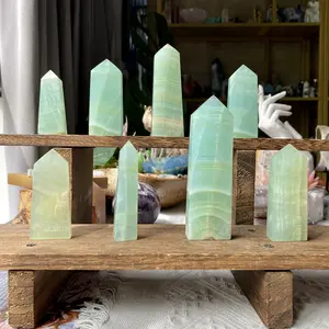 Natural Crystal Carriben Calcite Point Collection