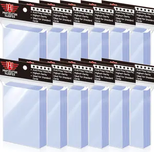1200 Clear Penny Card Sleeves | Soft Plastic Protectors for Standard Trading, MTG & Sports Cards