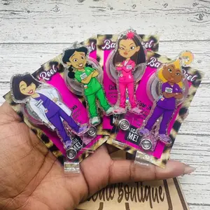 Funny Pharm Life Nostalgia Sparkly Retractable Badge Reel Cute Pharmacy Technician Acrylic ID Holder For Pharmacist PharmD Work Accessory