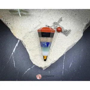 Chakra Balancing Crystal Pendulum with Multi-Stone Energy