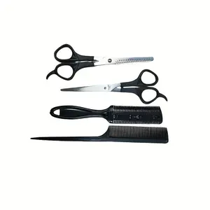 Professional 1set Hair Styling Tool Set Haircut Tools - Includes Cutting Scissors, Comb, Thinning Shears for Perfect Haircuts and Thinning