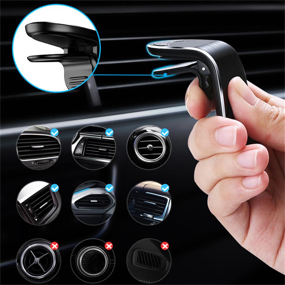Magnetic Car Phone Holder Air Vent Mount 360° Rotation