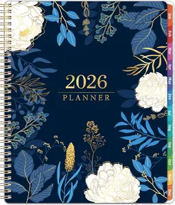 2026 Planner - 2026 Planner Weekly and Monthly, 2026 Calendar Planner, Jan 2026 - Dec 2026, 8.5" x 11", Monthly Tabs, -Wire Binding, Holidays,  Pocket, Habit
