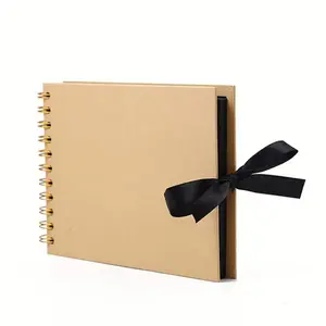 Spiral Bound Photo Album, DIY Craft Album, Scrapbook Album for Wedding Anniversary Gift, Scrapbook Page