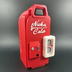 Nuka Cola 3D Printed MTG Commander Deck Box with Dice Tray & Command Zone Magnet-Secured Door Fits Sleeved Decks