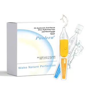 Ultra-Hydrating Serum  3% Hyaluronic Acid Glass Skin Single-Puolern 2in1-Use Vials Skincare Comfort Skin