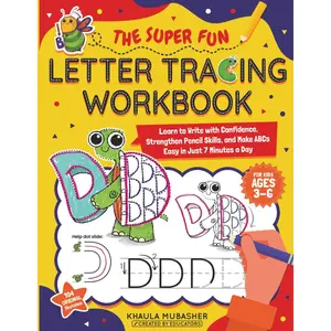 The Super Fun Letter Tracing Workbook for Kids Ages 3–6: Learn to Write with Confidence, Strengthen Pencil Skills, and Make ABCs Easy in Just 7 Minutes a Day (Alphabet Architects) Paperback – August 20, 2025