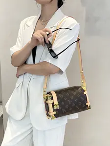 Women's 2026 New Trendy Luxurious Box Bag, Fashionable Patterned Bag, High-End Floral Pattern Handbag, Commuter Gift, Shoulder Crossbody Bag