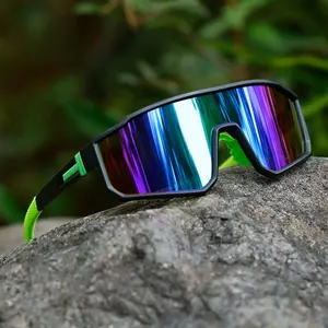 Outdoor Sports Sunglasses for Men Women, Windproof Dustproof Anti-Glare UV Protection, Fashion Personalized Sport Glasses for Cycling Running Mountaineering, Ideal Holiday Gift