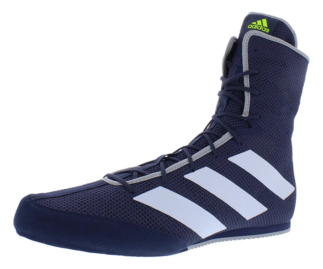 Adidas Box Hog 3 Unisex High-Top Boxing Shoes - Closed Athletic Footwear for Gym Workouts, Casual Sports Trainer Sneaker