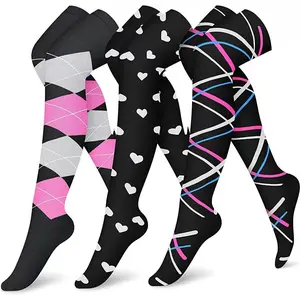 Over-Knee Sports Compression Socks – Anti-Fatigue Support for Running, Cycling & Gym Workouts