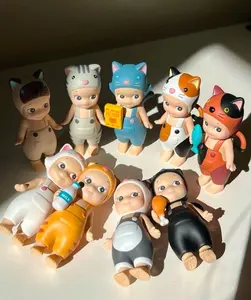 MZ Sweet Cute Cat Series Surprise Mini Figurine Pack | Charming Tiny Tot Collectible | Perfect Aesthetic Desk Accessory