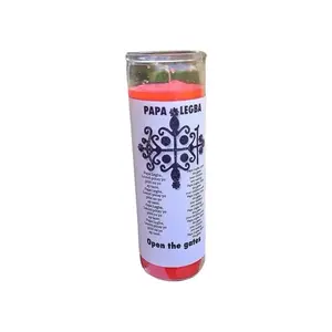 Papa Legba 7 Days Candle for Haitian God - Open the Gates Ritual Candle with Traditional Design
