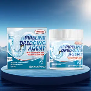 Drain Cleaning Powder for Clogged Drains, Dissolves Hair and Grease Buildup, Effective Pipe Cleaning Solution for Home Use