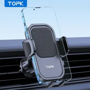 TOPK Car Phone Holder Mount, Universal Cell Phone Holder for Car Air Vent, Adjustable Holder, Hands-free Car Phone Holder, Car cellphone mount, Car Interior Accessories