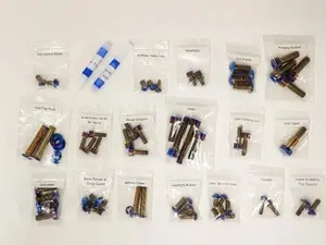 Warp 9 Surron Light Bee Titanium Chassis Bolt Kit