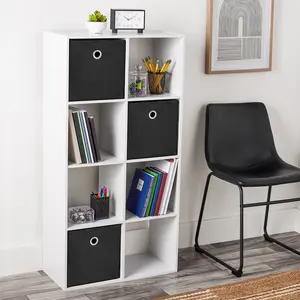 Mainstays 8 Cube Storage Organizer, White