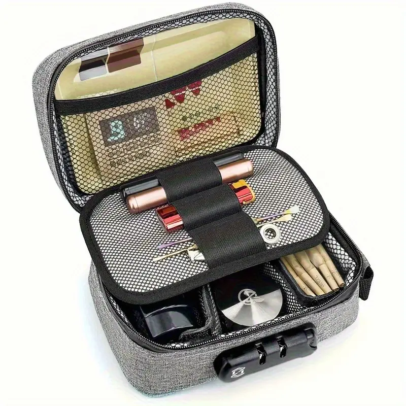 Odorless Storage Bags with Combination Locks, Secure Document Organizer, Medicine Safe, Travel Bags, Ideal for Privacy Security, Great Gift for Friends and Family