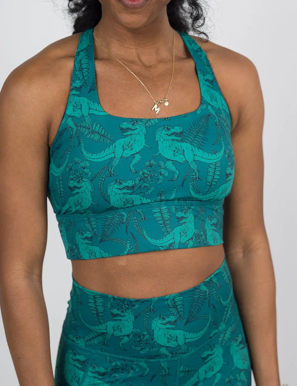 CVG Longline Bra Teal T-Flex, Wirefree, Everyday Active