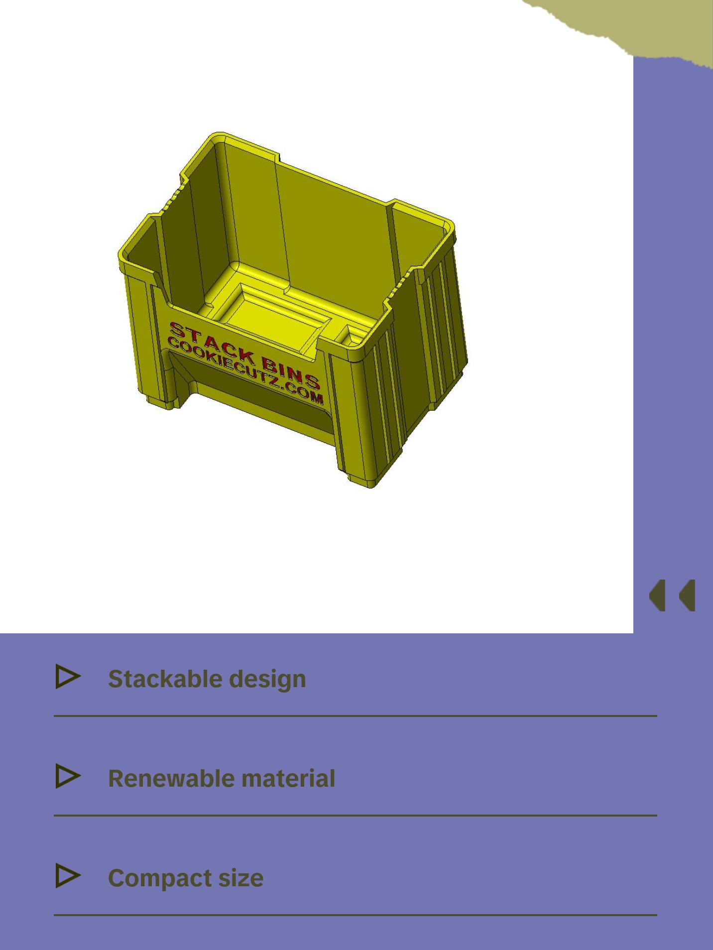 Mini Stackable Bins - Cute Mini Storage - Organizer - Desk Storage - Office - Office Gift