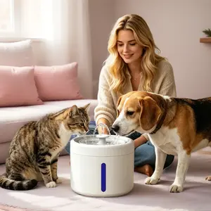 Smart Pet Water Fountain 2000ML Large Capacity ，Ultra-Quiet, Circulating Filtered Water，Cat Water Fountain ，Dog Water Fountain