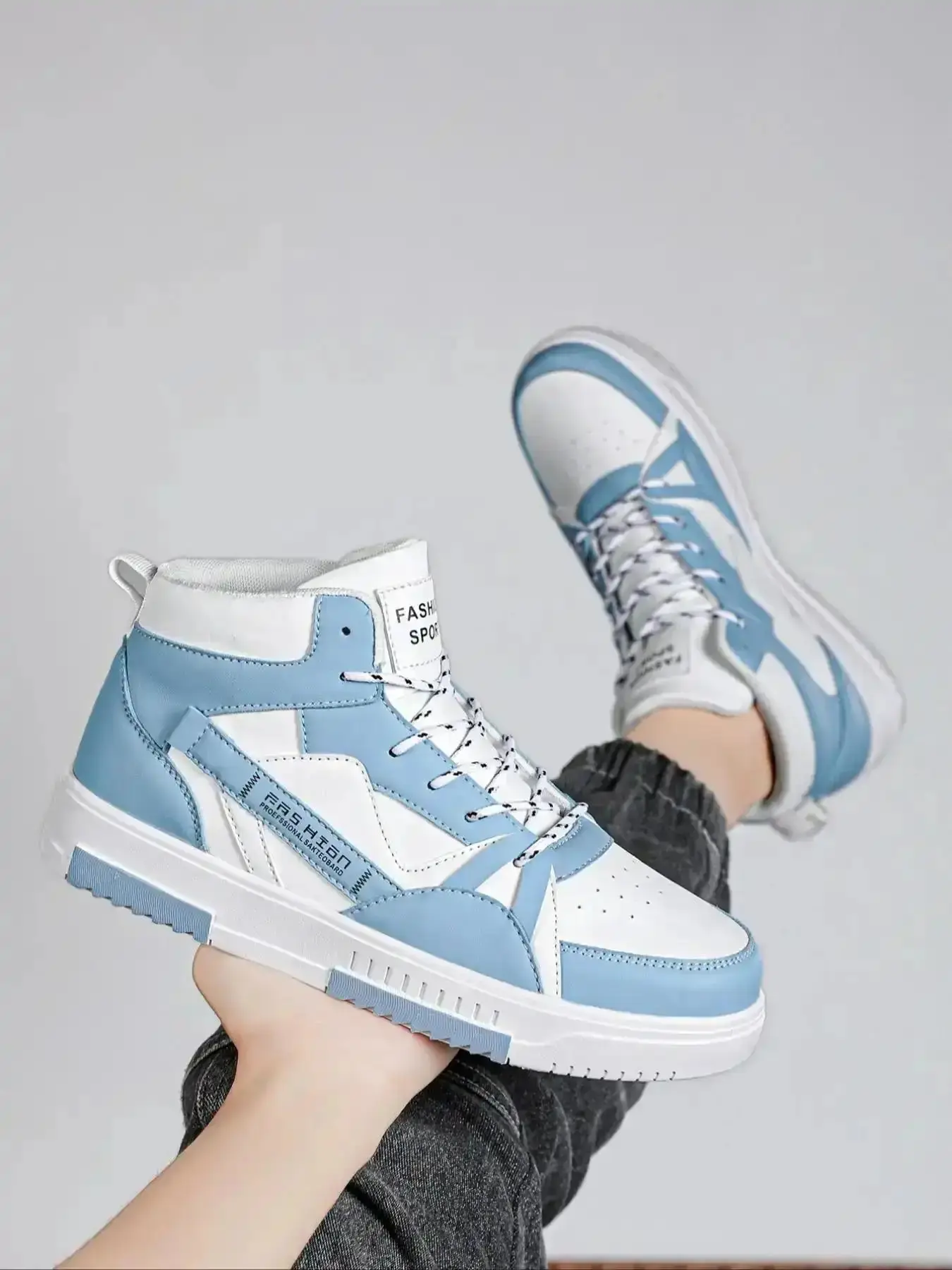 Men's Colorblock Sneakers, Casual Comfortable Breathable Sports Running Shoes, Outdoor Skate Shoes, Runner Shoe, Sporty Running Shoes, Trendy, Fashion, Soft, Modern, Versatile, Durable