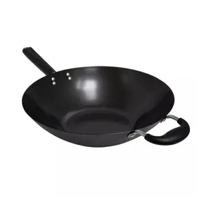 14" Coated Wok with Bakelite Handle This 14” Nonstick Wok with Bakelite handles is a must-have set to start exploring Asian cuisine. The wok brings the Asian culinary art to your kitchen with the most essential cookware piece to get you started!