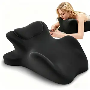 Sweet Spot Pillow, Memory Foam Ergonomic Wedge Pillow, Supportive Bolster, Back Support, 27° Angle, Perfect Position, Acid Reflux Relief, Sitting Up Comfort