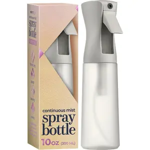10 OZ Continuous  Bottles - Ultra Fine Mist Sprayer | Water  Bottle For Hair Stuff, Mister  Bottle For  Mister | Hair  Bottles For Hairstyling, Cleaning, Salons