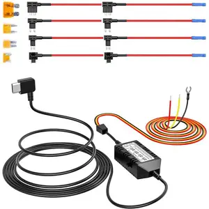 VIOFO HK4 Hardwire Kit with 8pcs Full Set Circuit Fuse Tap, Type-C Port, for A329 series/A229 series/A119Mini2/A139Pro/WM1/T130 Dash Cam