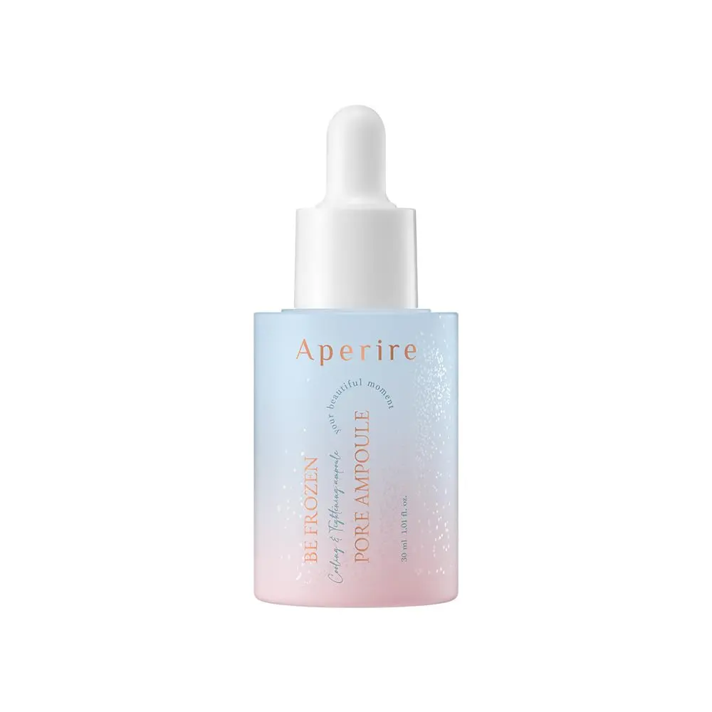 Aperire Be Frozen Pore Ampoule, Korean Skincare, Cooling Pore Serum with Panthenol, Non-Sticky Hydrating Serum, Deep Moisture & Soothing Care for Sensitive Skin 1.01 fl oz . 30ml