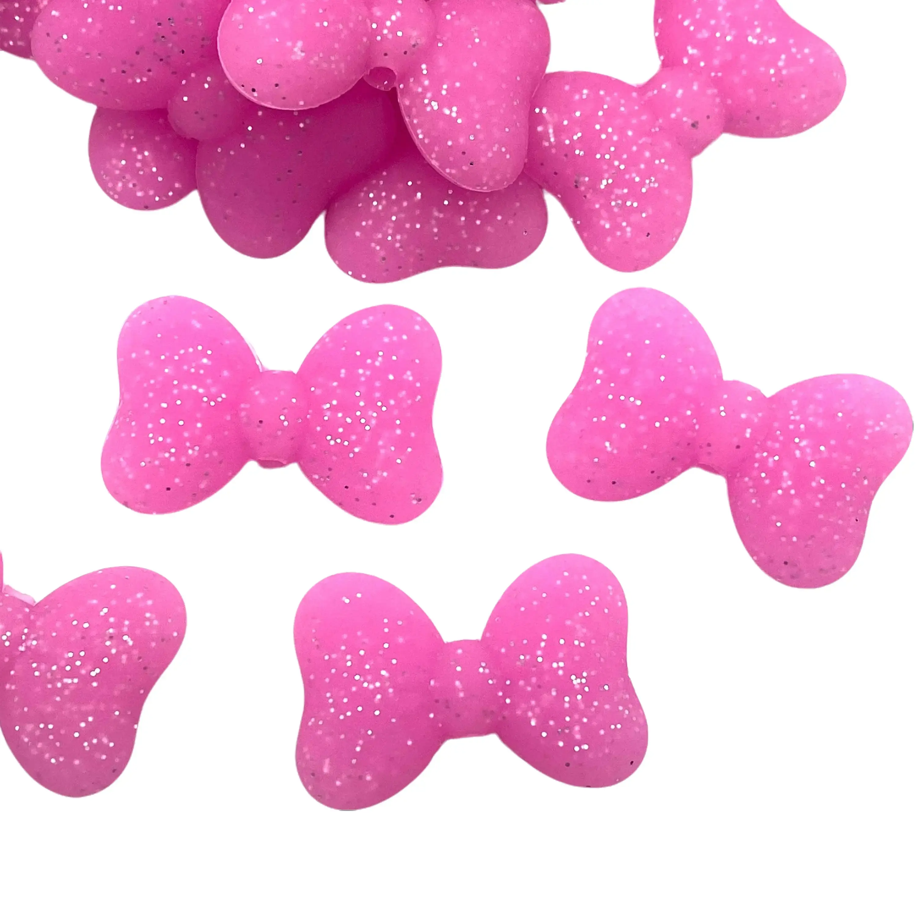 1pc When In Doubt Put a Bow on It Silicone Focal Beads | Bows Cheerleader Gift Ideas Keychains