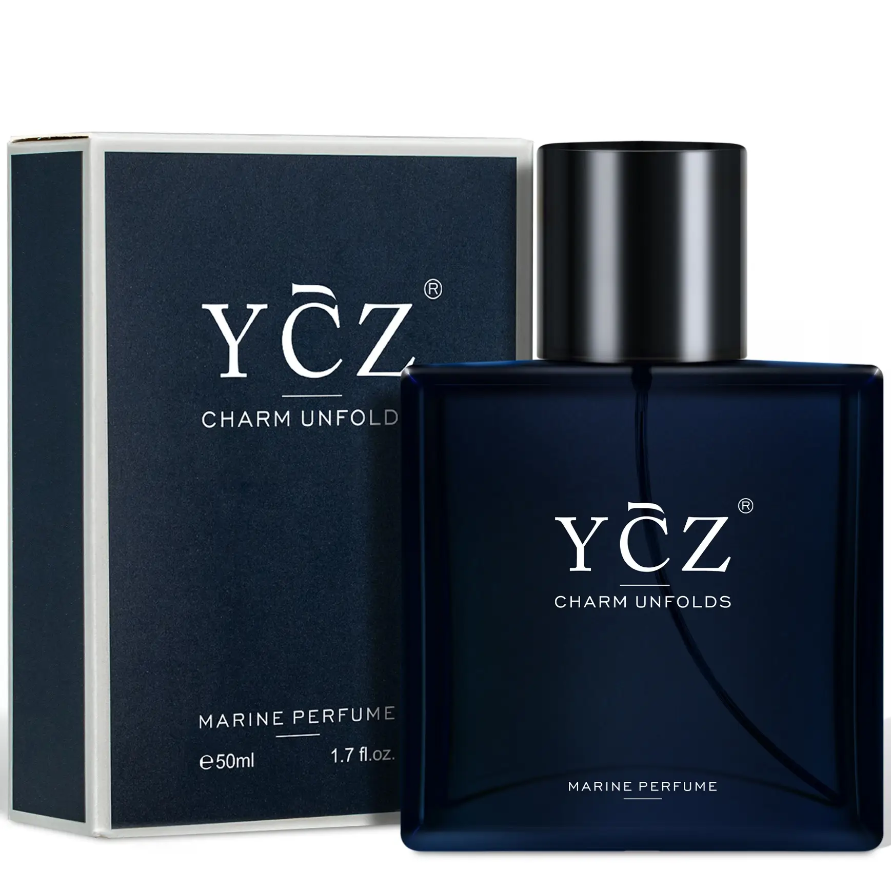 YCZ Midnight Marine Man Cologne, Long Lasting Men perfume, Men's cologne, Men's Gift, 1.7oz(50ml)