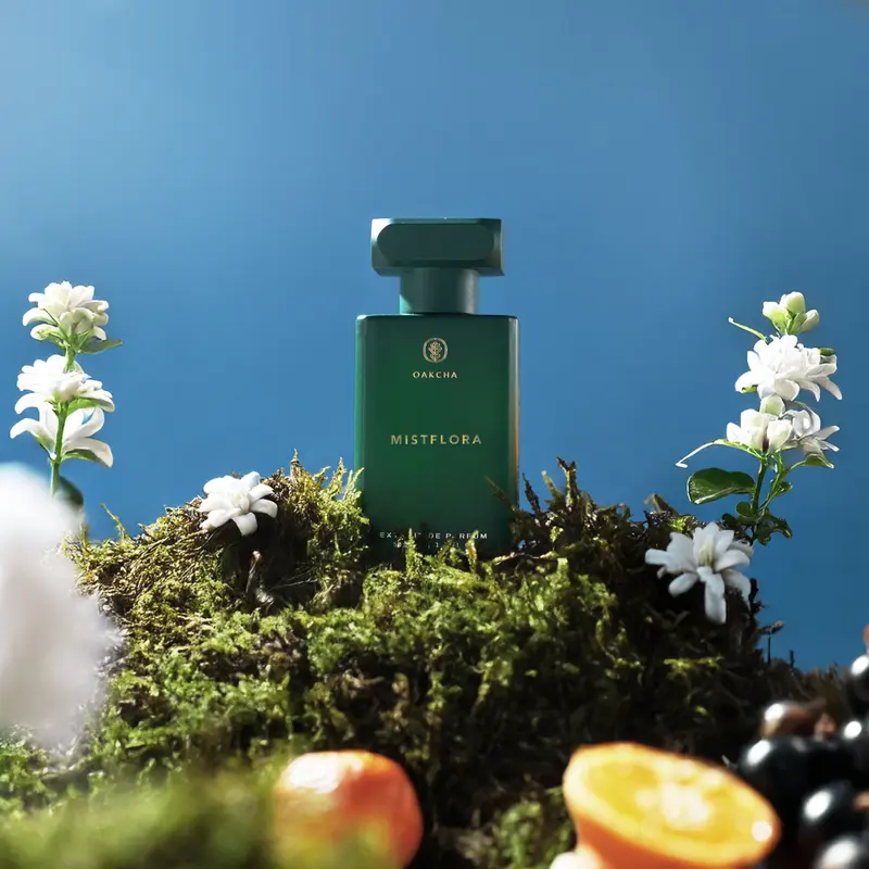 Mistflora – Fresh Floral Amber Extrait de Parfum | Rain Accord, Passion Flower & Vanilla | Unisex Fragrance