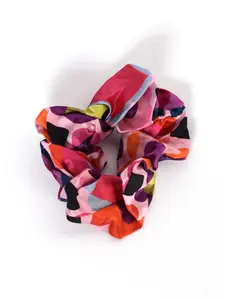 SKYE silk scrunchie Gems Pink