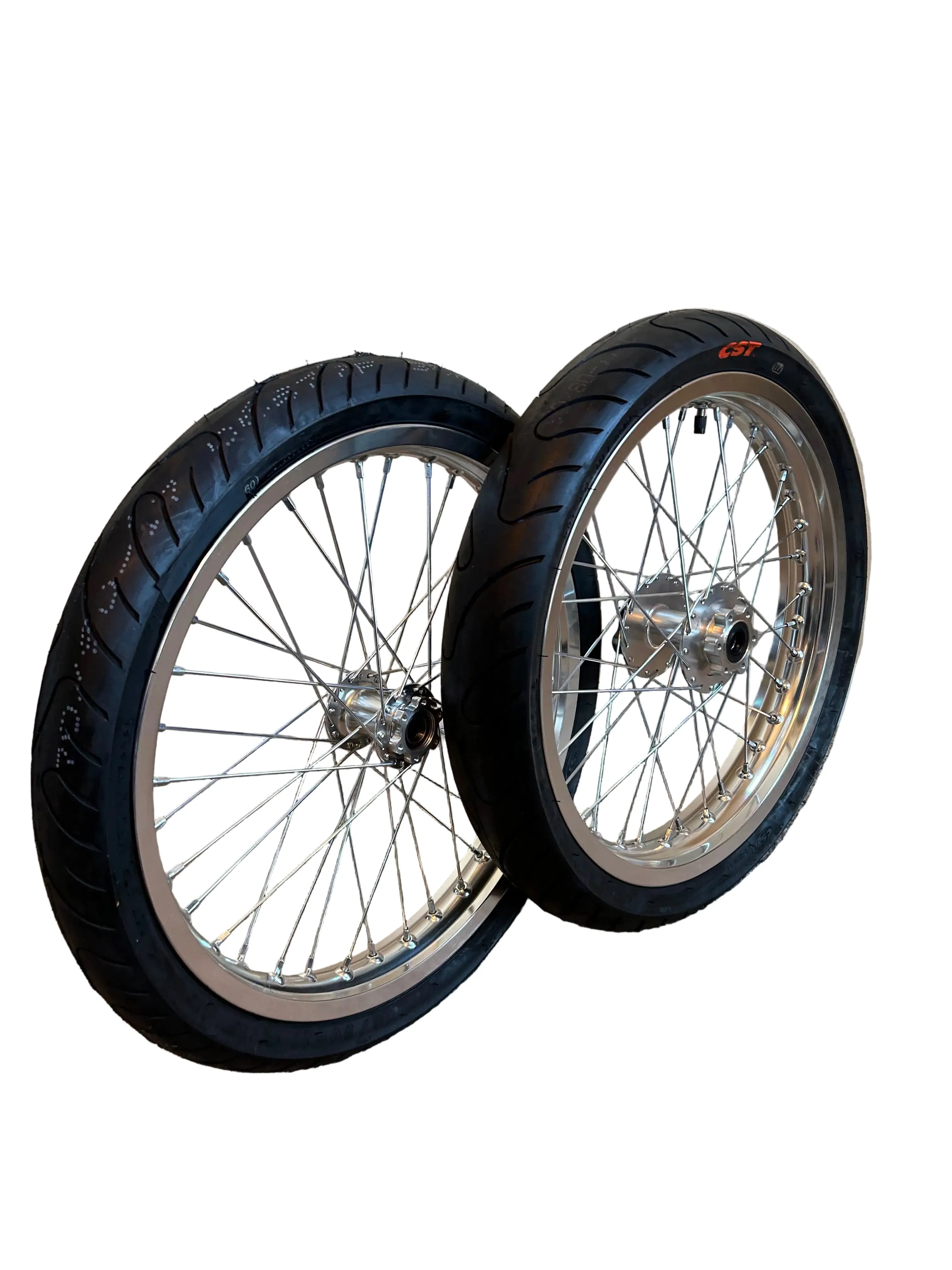 17” Supermoto Wheel Set Silver - Surron | Talaria | E-Ride Pro | Altis| 79 Bike | Ventus