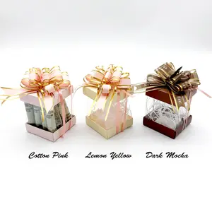 Surprise Money Gift Box for Cash Pull-Out - DIY Birthday & Anniversary Money Box with Luxury Ribbon, Elegant Surprise Gift Case (Pink/Yellow/Mocha)
