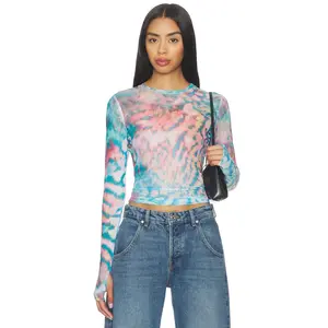 AFRM Kaylee Top in Pastel Animal