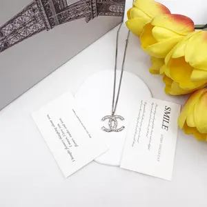 Pre-owned Chanel CC Crystal Necklace T10283539