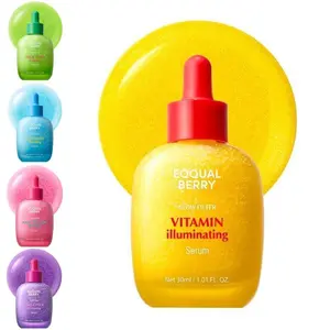 EQQUALBERRY Vitamin Illuminating Serum | Niacinamide 4% + Brightening Vitamin C Face Serum with Hyaluronic Acid & Vitamin E | Dark Spot, Uneven Tone Care | Korean Skincare, 1.01 fl.oz