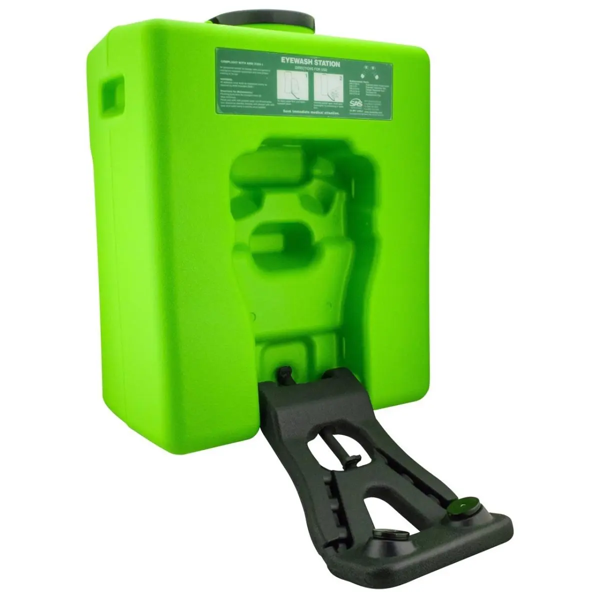 WTD SAS-5134-00 Portable Pet Eyewash Station for Dog & Cat Grooming Healthcare, 9.11 gal Capacity, No Plumbing/Installation Needed, 1-Hand Operation, Gravity-Fed, 9 Gal