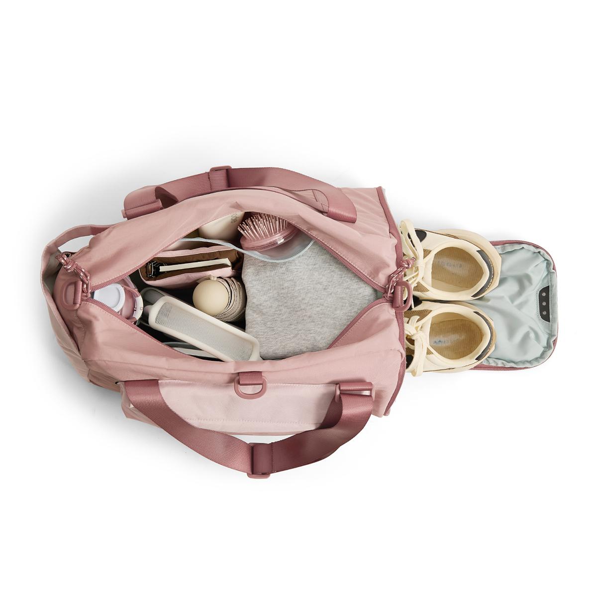 【NEW IN】BAGSMART BAGSMART Crush Duffle Bag 22L Eco-Friendly with Side Storage & Dual Water Bottle Pockets for Gym Weekend Trips & Daily Commutes