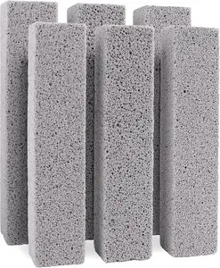 6pc Pumice Stone for Home Cleaning, Toilet Bowl Cleaning, Sink and Tiles Without Scratches, Grease in Kitchen, Bathroom and Pool