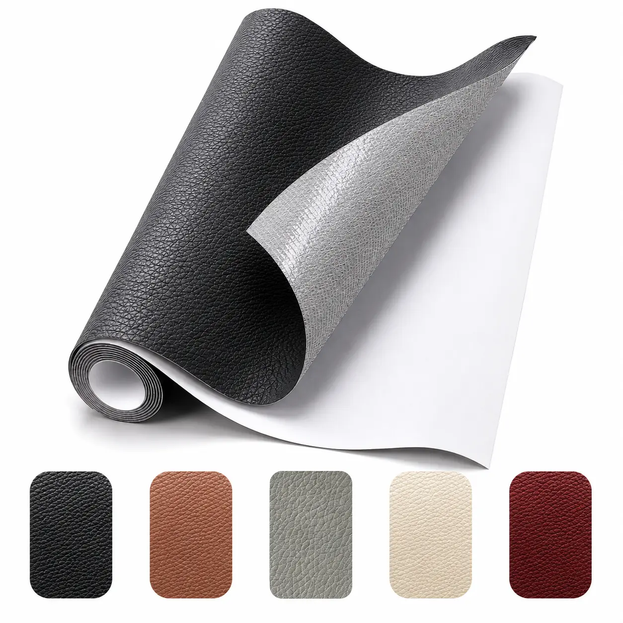 Self-Adhesive Imitation Leather Repair Patch - Waterproof PVC Fabric for Car Seats, Sofas Self-Adhesive Imitation Leather Repair Patch - Waterproof PVC Fabric for Car Seats, Sofas