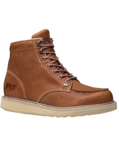 Timberland Men's Pro Barstow 6" Lace-Up Wedge Moc Work Boot Soft Toe - 89647